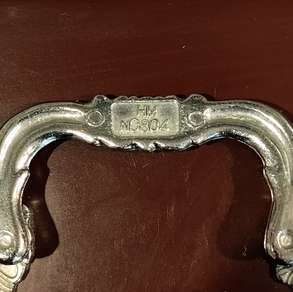 WALLACE SILVERSMITHS MAHOGANY & SILVER MANTLE CLOCK W/ PENDULUM LIMITED EDT #804 - Picture 9 of 12